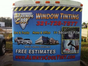 Alway Cool Window Tint Truck